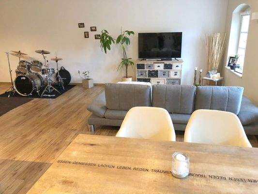 Blick in den Wohnbereich 