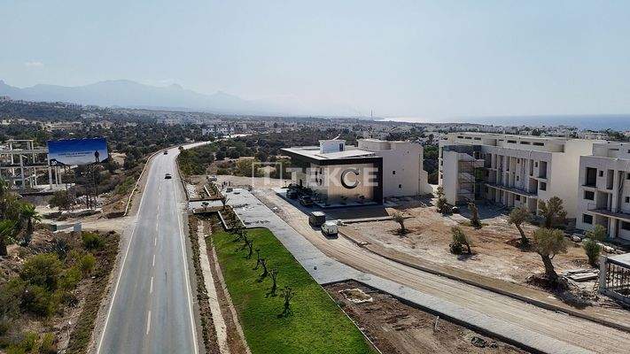 Apartments in a Seafront Complex in Girne Esentepe