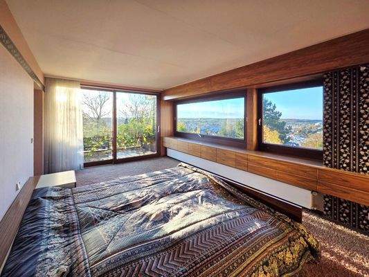 Schlafbereich mit traumhafter Aussicht