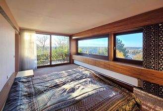 Schlafbereich mit traumhafter Aussicht