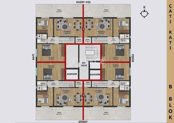 Elegant Flats 700 Meters from the Sea in Antalya