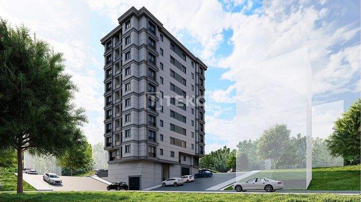 Flats 400 m from the Metro in İstanbul Eyüpsultan