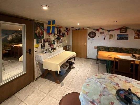 Blick in den Partykeller