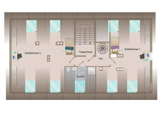 Plan Dachgeschossausbau