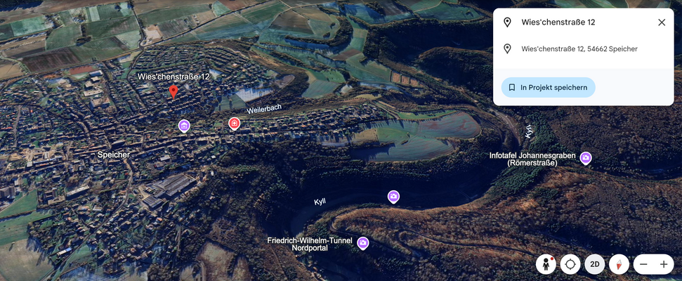 Google Earth Ansicht