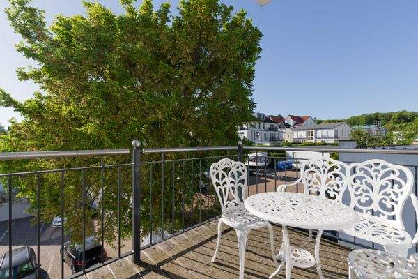 Die Aussicht des Schlafzimmerbalkons 