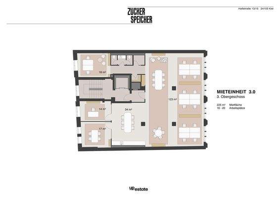 Grundriss 3. Obergeschoss