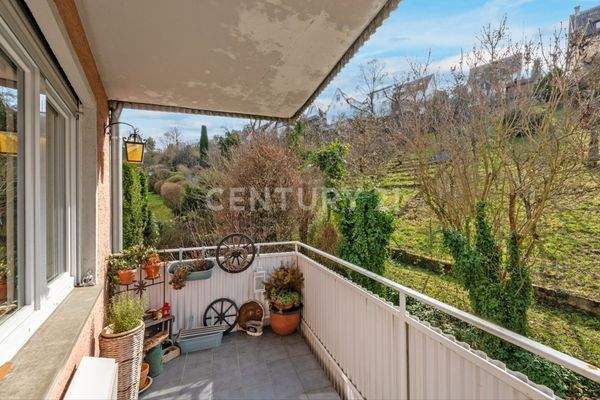 Balkon in Südausrichtung