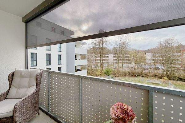 Elektrische Beschattung für Privatspäre