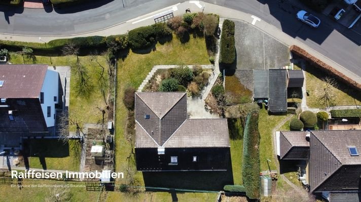 RAIBA IMMO - Wohnen am Sonnenhang 1 - Haus von oben