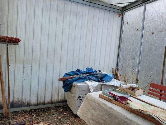 Terrasse überdachter Teil