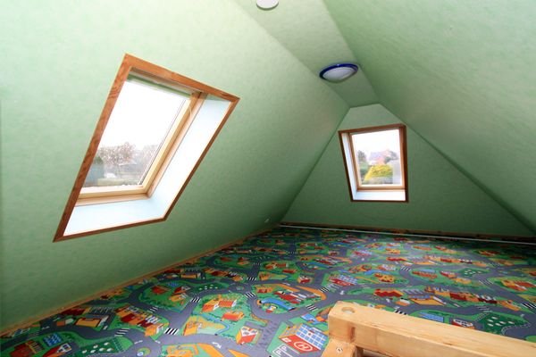 Teil ausgebauter Spitzboden