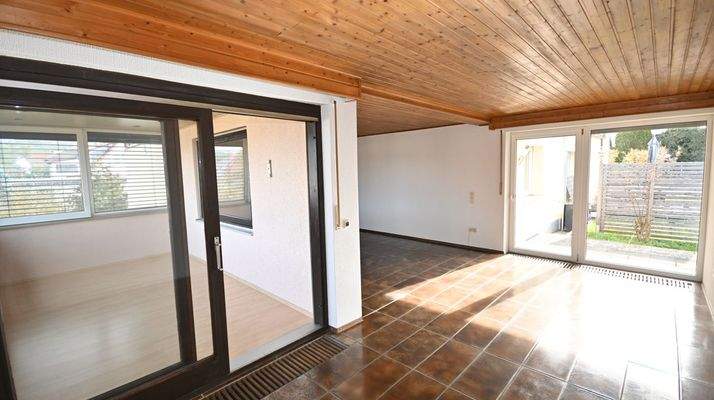 Fußbodenheizung im Erdgeschoss