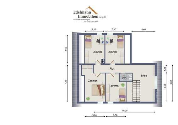Grundriss Dachgeschoss
