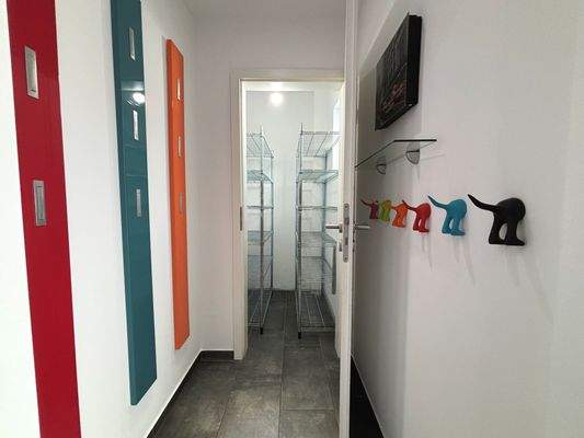 Praktischer Abstellraum