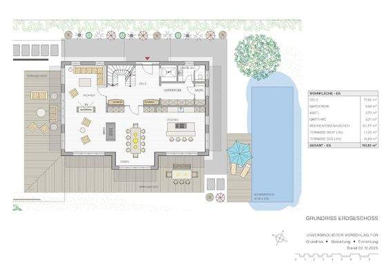 Grundriss - ERDGESCHOSS -