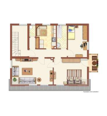 Obergeschoss unverbindl. Illustration