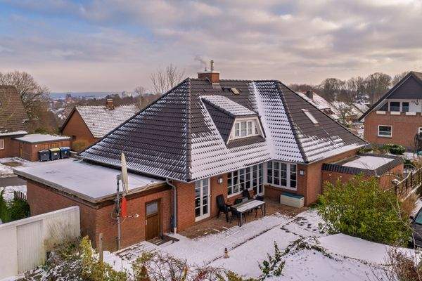 Luftaufnahme hintere Hausansicht