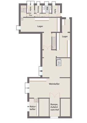 Grundriss Weinkeller + KG Wohnhaus