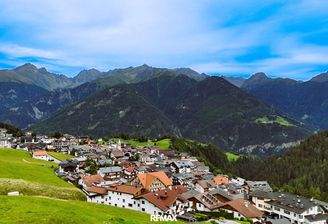 Serfaus - Apartment - Ausblick Drohne
