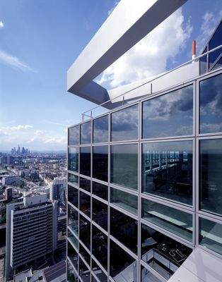 Ausblick auf die Frankfurter Skyline