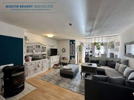 Wohnzimmer mit Schwedenofen