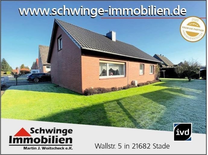 SCHWINGE IMMOBILIEN Stade: Einfamilienhaus mit 122 m² Wohnfläche aus 1. Hand zu verkaufen!