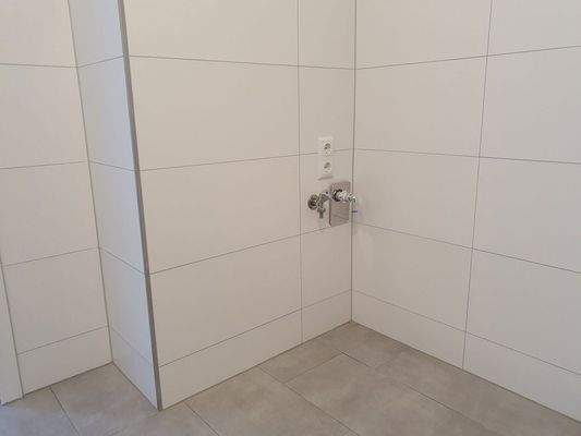 Waschmaschinenanschluss im Bad