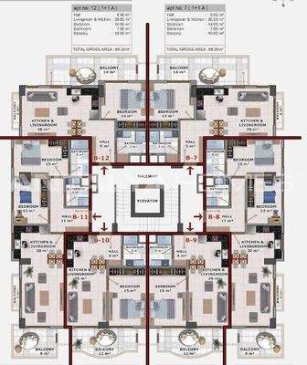 Apartments in Walking Distance of the Sea in Alanya Okurcalar