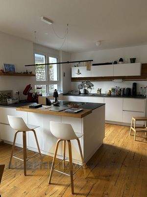 Küche mit Insel & Theke