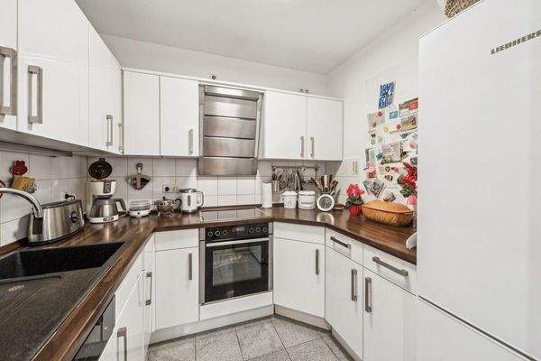 abgetrennter Küchenbereich