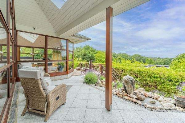 überdachte Terrasse