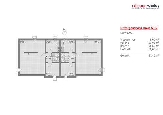 Grundriss Untergeschoss