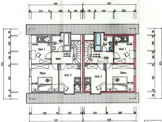 Grundriss Dachgeschoss