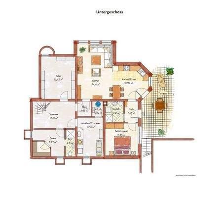 Grundriss Untergeschoss