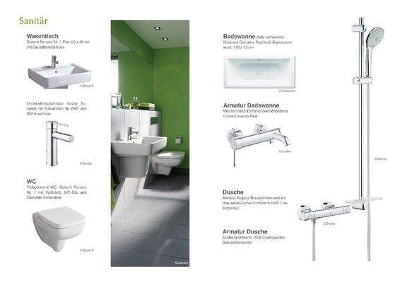 Ausstattung Sanitär