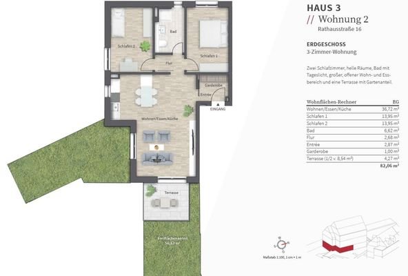 Wohnung Nr. 2, Haus 3