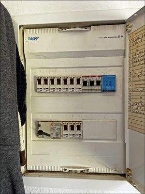 Unterverteilung/Sicherungskasten im EG