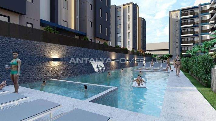 Stylish Apartments in Antalya with Pool and Indoor Parking