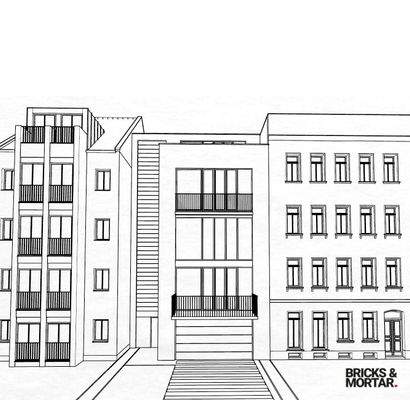 Linienzeichnungen-Hinterhaus