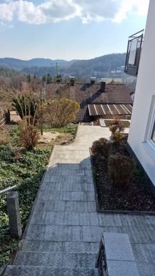Weg zur Terrasse