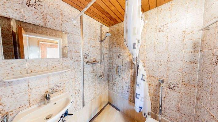 Duschbad im Untergeschoss