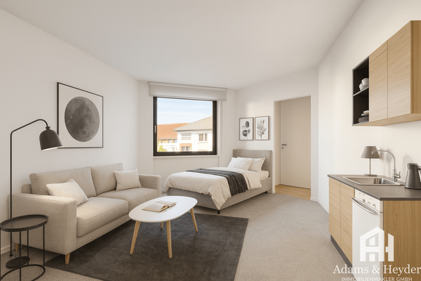 EG Appartment Wohn Schlafzimmer (Einrichtungsbeispiel)