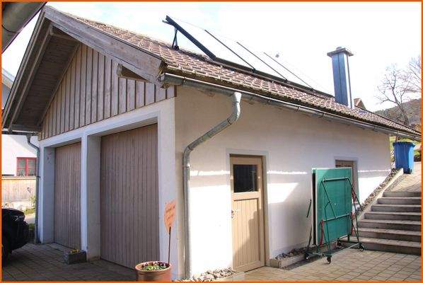 2-fach Garage mit Heizungsraum