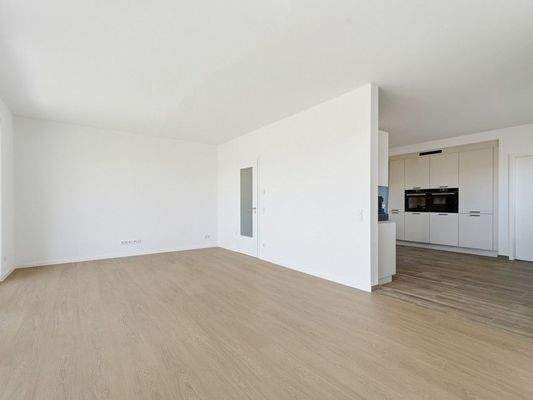 Wohnzimmer mit Blick zur Küche