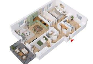 3D-Grundriss