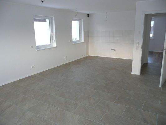 Wohnzimmer mit Kochnische