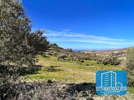 Kreta, Kamilari: Grundstück in traumhafter Lage mit Meer- und Bergblick zu verkaufen