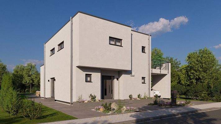 Moderne Villa mit Garten