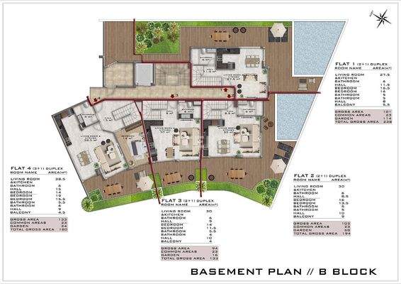 Apartments in a 2-Block Complex in Alanya Turkey